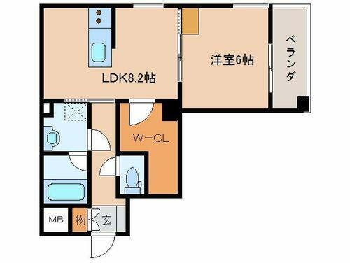 リーガパレス 2階 1LDK 賃貸物件詳細