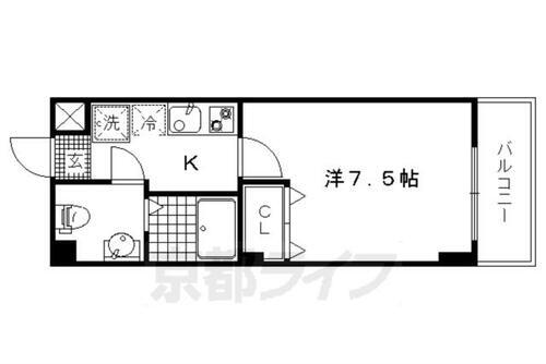 京都府京都市中京区西ノ京中保町 円町駅 1K マンション 賃貸物件詳細