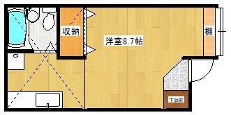 新潟県新潟市東区山木戸６丁目 1K アパート 賃貸物件詳細