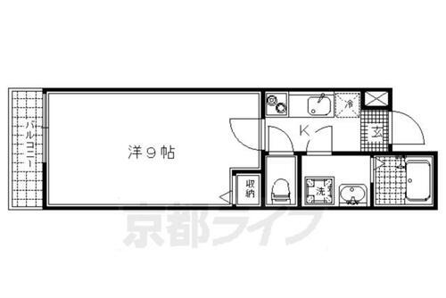 京都府京都市北区紫野十二坊町 鞍馬口駅 1K マンション 賃貸物件詳細