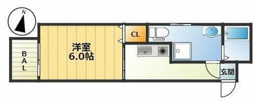 兵庫県神戸市灘区稗原町２丁目 六甲道駅 1K マンション 賃貸物件詳細