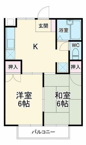 神奈川県茅ヶ崎市浜之郷 茅ケ崎駅 2DK アパート 賃貸物件詳細