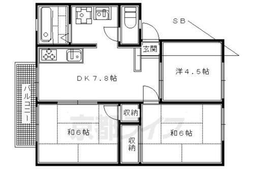 京都府京都市左京区一乗寺東浦町 修学院駅 3DK アパート 賃貸物件詳細