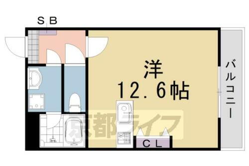 京都府京都市西京区樫原鴫谷 桂駅 1K マンション 賃貸物件詳細