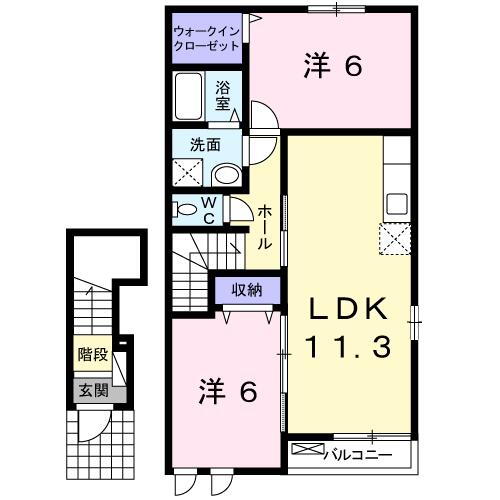 茨城県神栖市知手中央１丁目 鹿島神宮駅 2LDK アパート 賃貸物件詳細