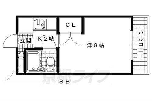 京都府京田辺市草内禅定寺 新田辺駅 1K マンション 賃貸物件詳細