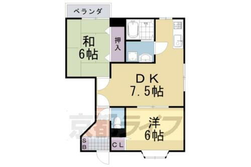 京都府南丹市園部町横田１号 園部駅 2LDK アパート 賃貸物件詳細