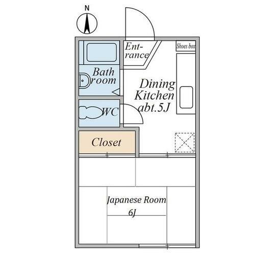 神奈川県横浜市保土ケ谷区初音ケ丘 保土ケ谷駅 1DK アパート 賃貸物件詳細