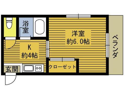 八千代ビル 3階 1K 賃貸物件詳細