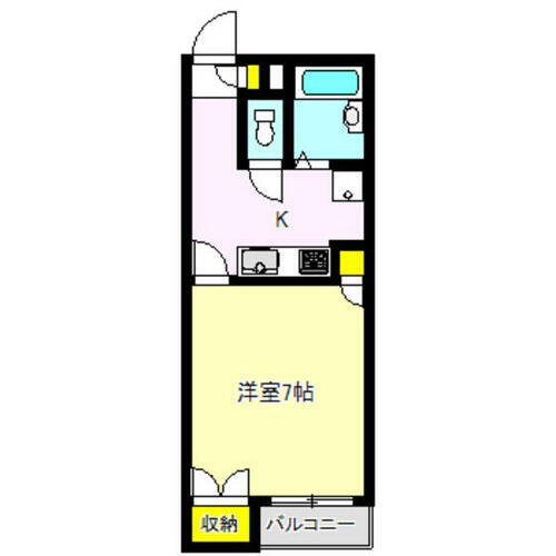 群馬県高崎市中泉町 井野駅 1K アパート 賃貸物件詳細