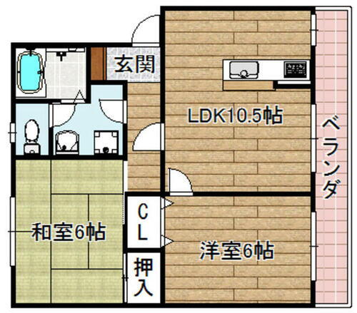 大阪府高槻市松原町 高槻市駅 2LDK マンション 賃貸物件詳細