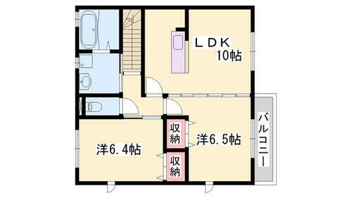 兵庫県加東市多井田 滝駅 2LDK アパート 賃貸物件詳細