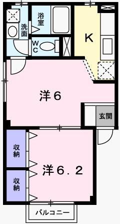 兵庫県姫路市飾磨区鎌倉町 英賀保駅 2K アパート 賃貸物件詳細