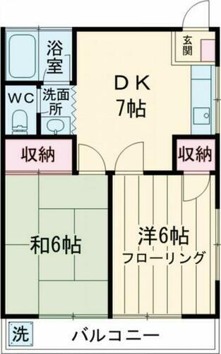 東京都多摩市和田 聖蹟桜ヶ丘駅 2DK アパート 賃貸物件詳細