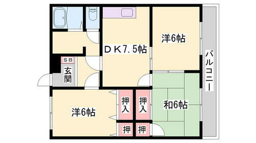 エトワール１ 1階 3DK 賃貸物件詳細