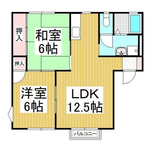 長野県千曲市大字新山 戸倉駅 2LDK アパート 賃貸物件詳細