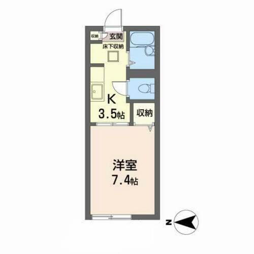 宮城県仙台市太白区柳生５丁目 南仙台駅 1K アパート 賃貸物件詳細