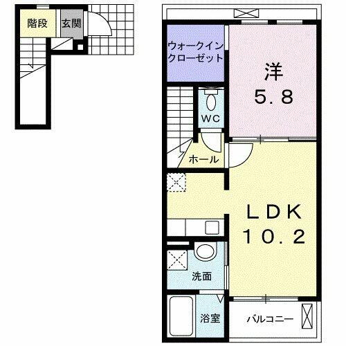 群馬県高崎市貝沢町 高崎問屋町駅 1LDK アパート 賃貸物件詳細