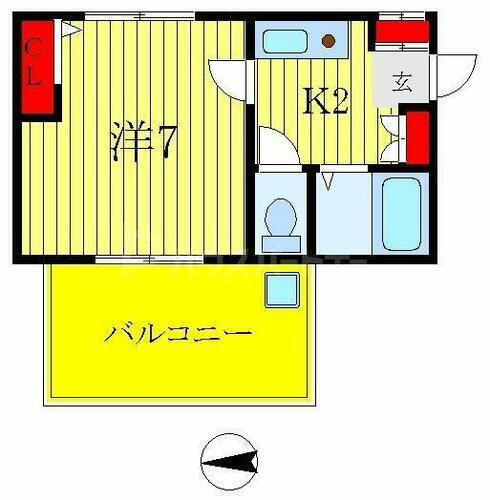 東京都足立区綾瀬６丁目 北綾瀬駅 1K マンション 賃貸物件詳細