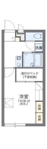 愛媛県松山市今在家２丁目 久米駅 1K アパート 賃貸物件詳細