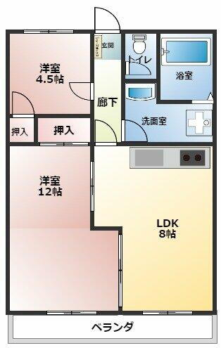 エクシード近見 1階 2LDK 賃貸物件詳細