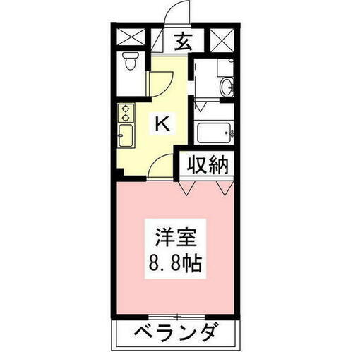 岐阜県岐阜市下竹町 1K アパート 賃貸物件詳細