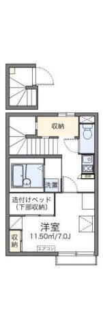 愛媛県松山市小栗５丁目 土橋駅 1K アパート 賃貸物件詳細