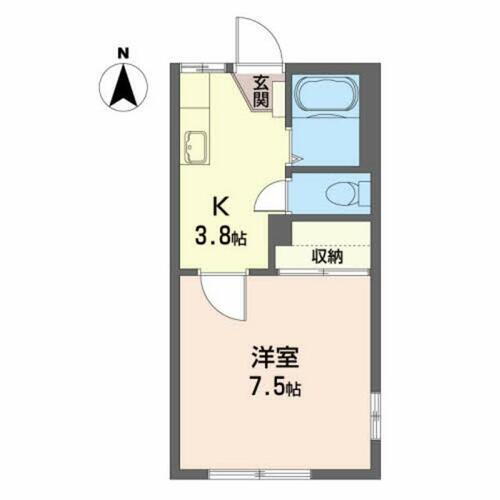 岩手県盛岡市天神町 1K アパート 賃貸物件詳細