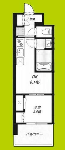 Ｄｉｍｏｒａ難波 5階 1DK 賃貸物件詳細