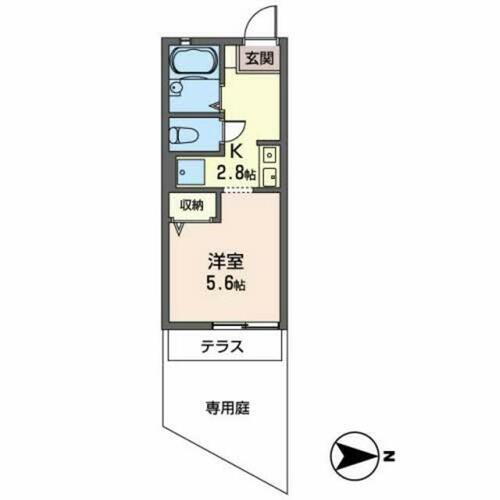 ＣＡＳＡ　Ｕ 1階 1K 賃貸物件詳細