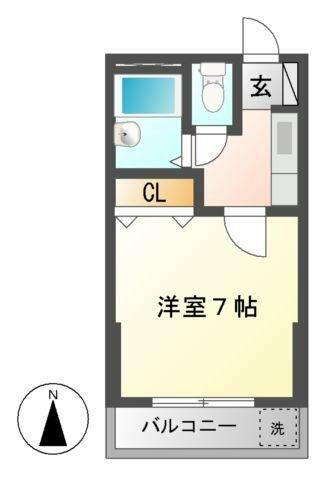 コテージ東海（南） 2階 1K 賃貸物件詳細