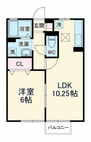 山梨県甲府市里吉３丁目 南甲府駅 1LDK アパート 賃貸物件詳細