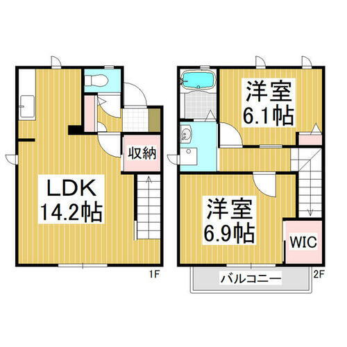 長野県松本市村井町西２丁目 村井駅 2LDK 一戸建て 賃貸物件詳細