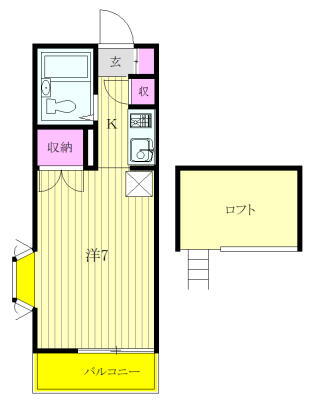 東京都東村山市萩山町１丁目 小平駅 1K アパート 賃貸物件詳細