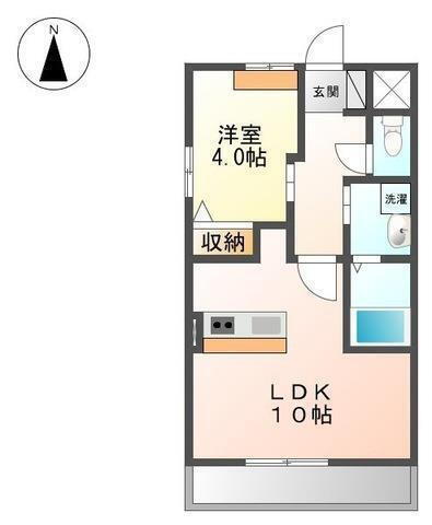 愛媛県松山市東長戸１丁目 1LDK アパート 賃貸物件詳細