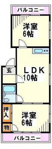 東京都府中市若松町２丁目 東府中駅 2LDK マンション 賃貸物件詳細