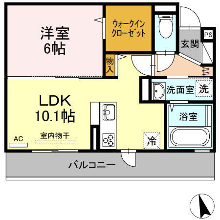 熊本県八代市古閑中町 新八代駅 1LDK アパート 賃貸物件詳細