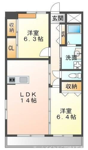 ＳＡＩＡ２１ 3階 2LDK 賃貸物件詳細