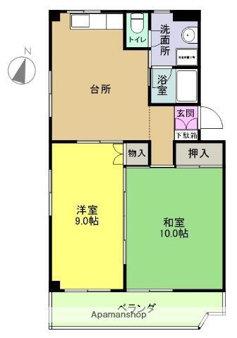 福島県いわき市平字作町一丁目 いわき駅 2DK マンション 賃貸物件詳細