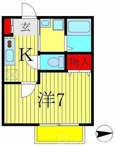 千葉県松戸市六実６丁目 六実駅 1K アパート 賃貸物件詳細