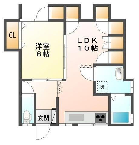 広島県呉市和庄登町 呉駅 1LDK アパート 賃貸物件詳細