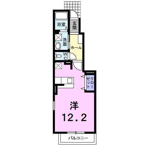 アルカディア山越 1階 1K 賃貸物件詳細