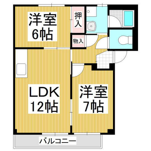 長野県上田市上田 上田駅 2LDK アパート 賃貸物件詳細