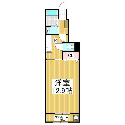 長野県松本市神田１丁目 松本駅 1K アパート 賃貸物件詳細