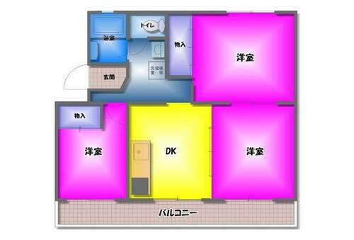 静岡県三島市中 三島駅 3DK アパート 賃貸物件詳細