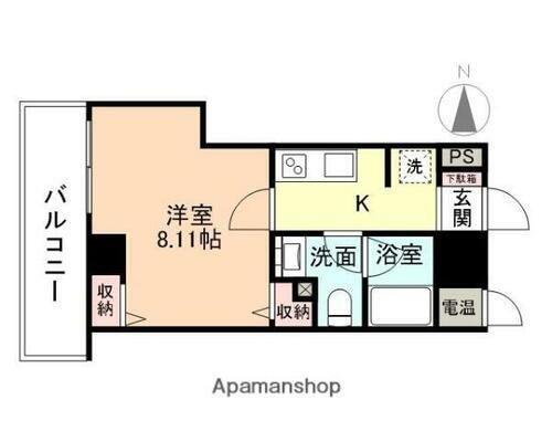 富山県富山市大手町 大手モール駅 1K マンション 賃貸物件詳細