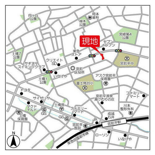 神奈川県川崎市宮前区宮前平２丁目 賃貸マンション