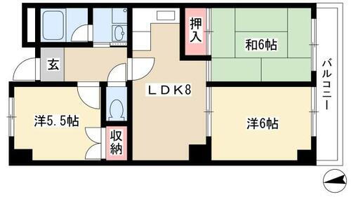 愛知県名古屋市中村区烏森町３丁目 岩塚駅 3LDK マンション 賃貸物件詳細