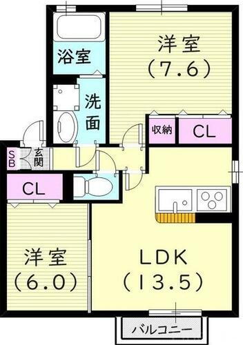 兵庫県神戸市西区小山１丁目 西明石駅 2LDK アパート 賃貸物件詳細