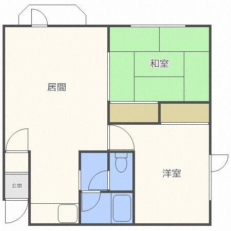 北海道札幌市南区南沢五条４丁目 2LDK アパート 賃貸物件詳細